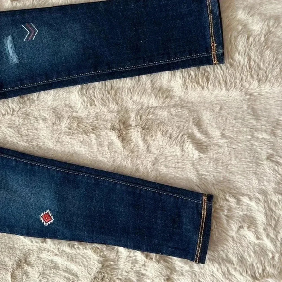 GIRLS OLD NAVY BALLERINA EMBELLISHED JEANS NWT SZ 7 - Picture 7 of 8